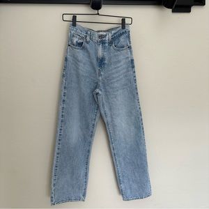 Levi’s High Waisted Straight Jeans Size 24